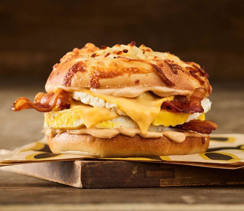 Einstein Bros. All-Nighter Egg Sandwich