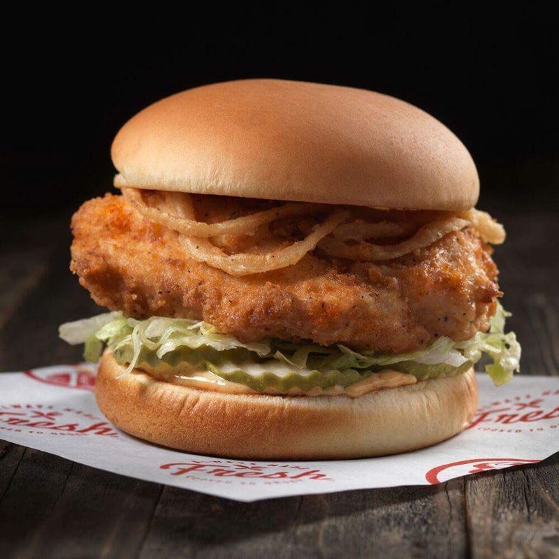 Slim Chickens Cayenne Ranch Sandwich