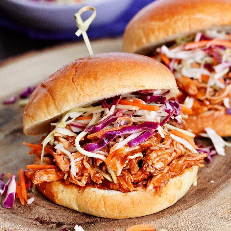 Pulled Chicken Sandwiches