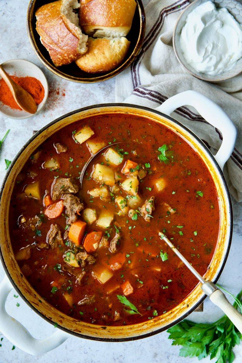 Goulash (American-style or Hungarian)