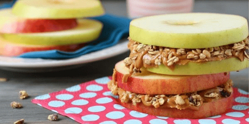 Almond Butter & Apple Sandwich
