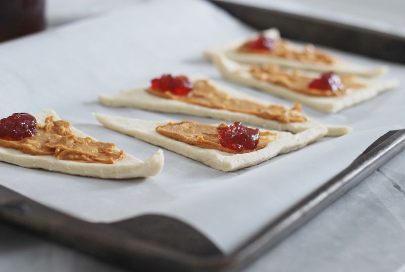 Peanut Butter & Jelly Crescents