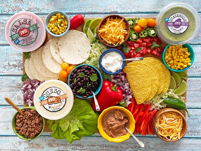 DIY Taco Night (Soft Shell, Ground Beef or Chicken, Simple Toppings)