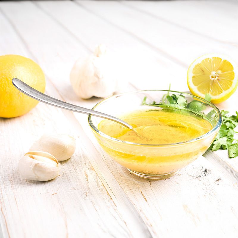 Olive Oil + Lemon or Greek Yogurt-Based Dressings