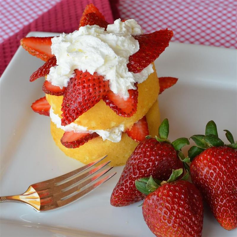 Lazy Strawberry Shortcake