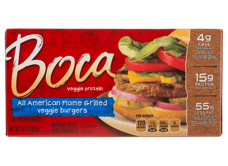 Boca All American Flame Grilled Veggie Burger