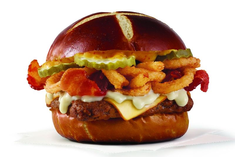 Wendy’s Pretzel Bacon Pub Cheeseburger (Re-release)