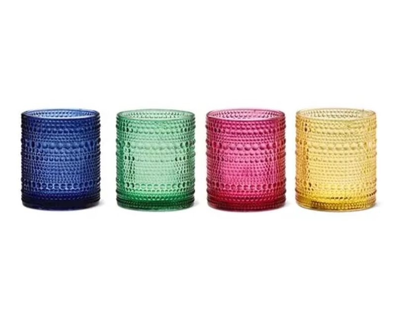 Crofton Beaded Glass Appetizer Bowls (Set of 4)