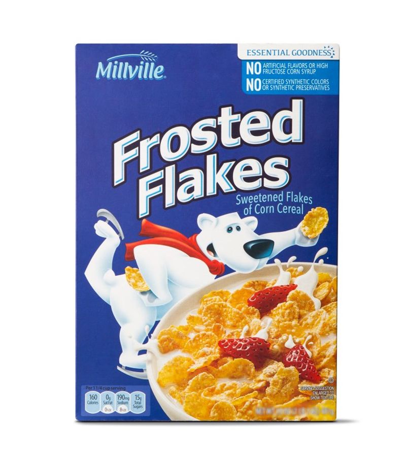 Millville Frosted Flakes (vs. Kellogg’s)