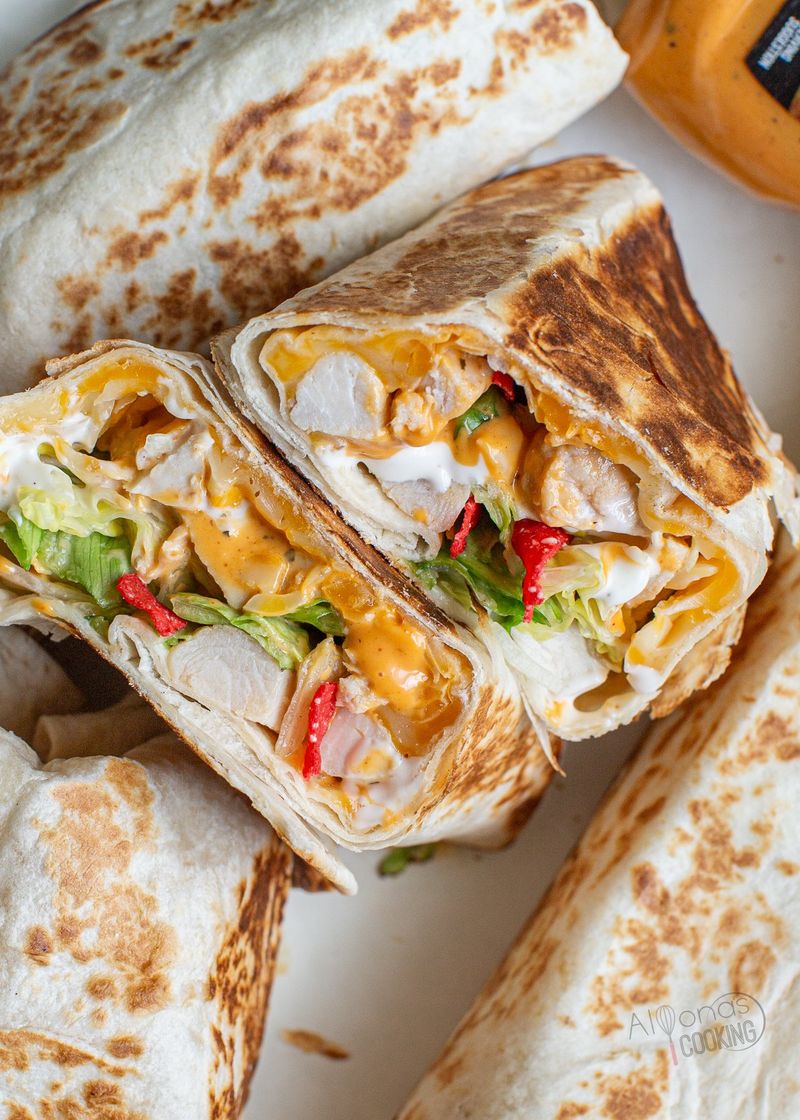 Chipotle Ranch Grilled Chicken Burrito