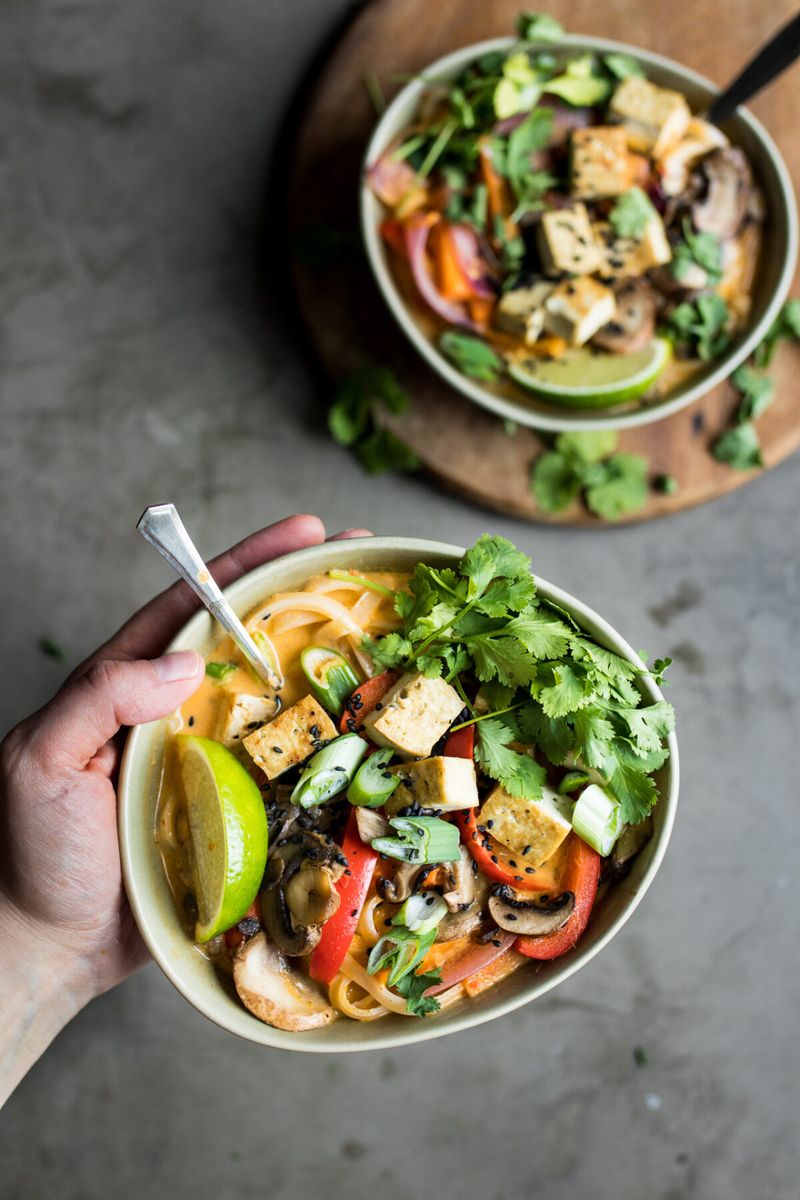 Vegan Lemongrass Noodle Soup