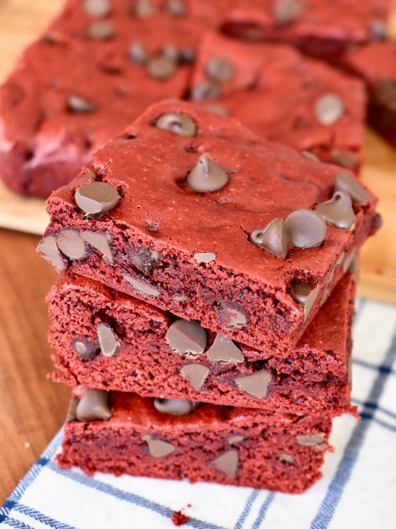 Red Velvet Cake Mix Brownies