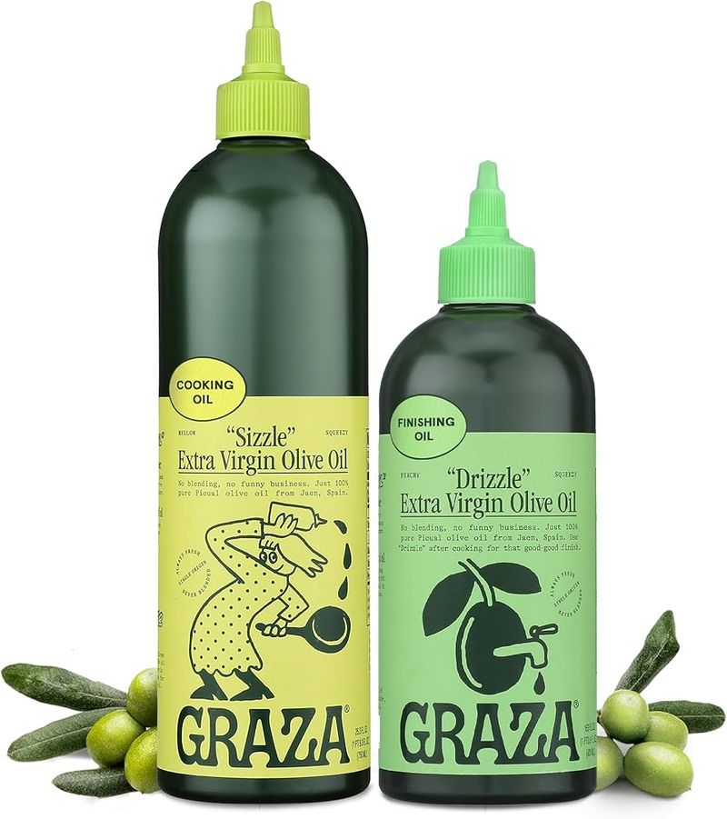Graza Drizzle & Sizzle Extra-Virgin Olive Oil Set