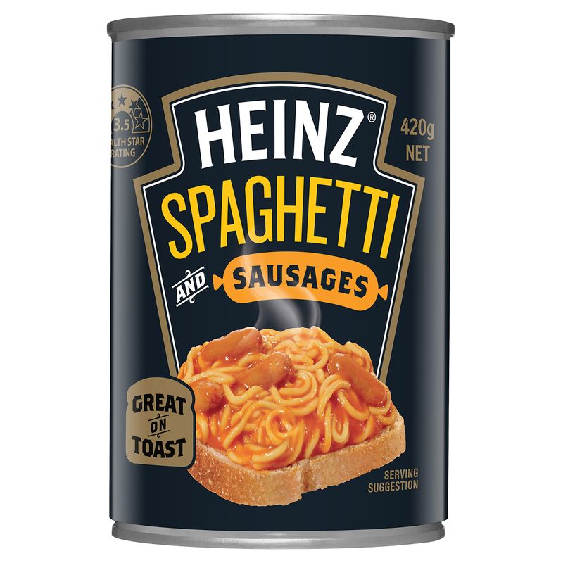 Heinz Canned Spaghetti with Sausages