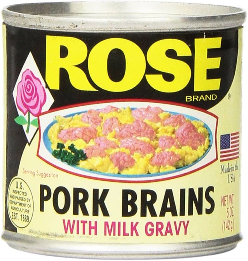Canned Pork Brains with Milk Gravy