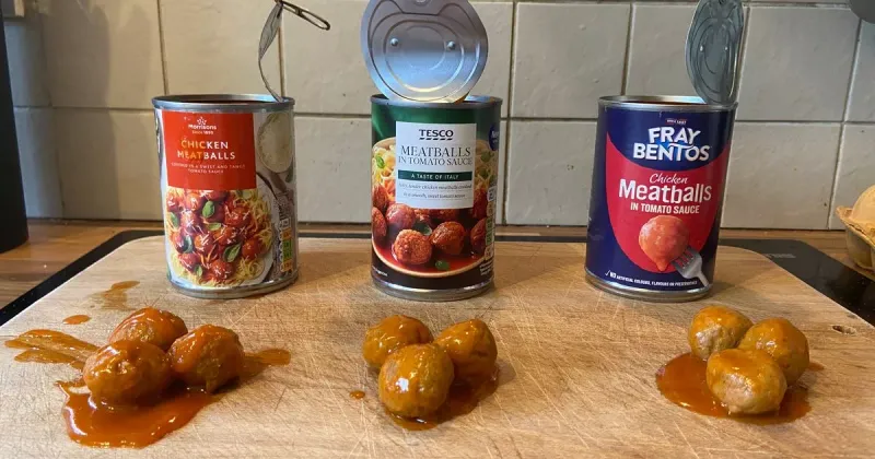 Canned Meatballs in Sauce