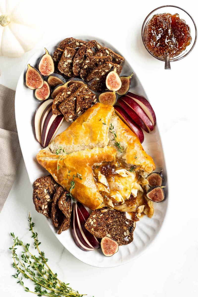 Baked Brie with Jam
