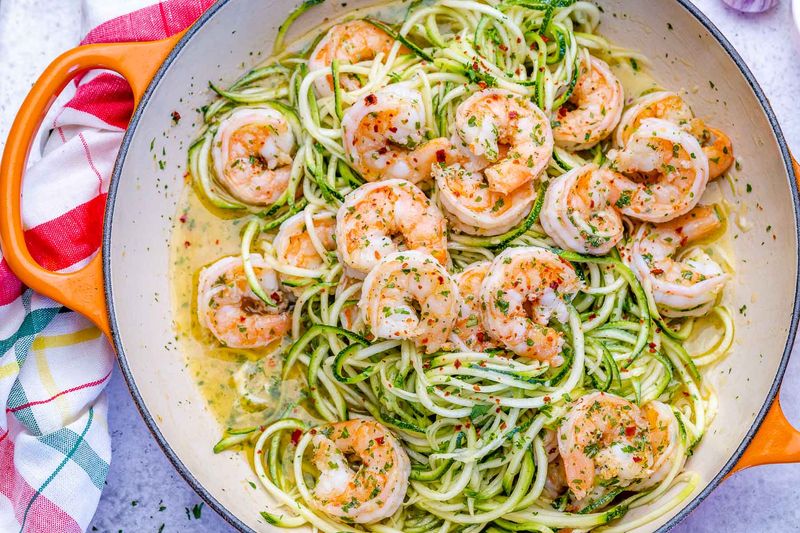 Shrimp Scampi with Zoodles