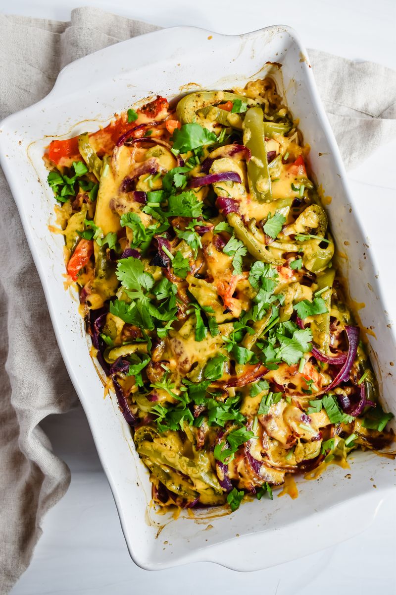 Overloaded Fajita Bake