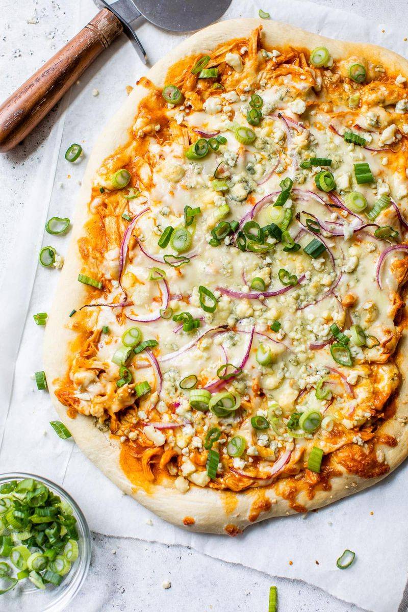 Buffalo Chicken Dip Pizza