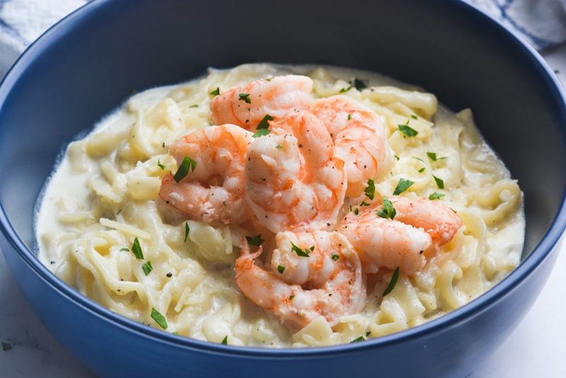 Olive Garden Shrimp Alfredo