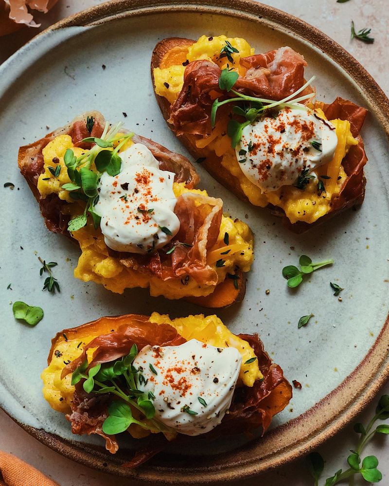 Sweet Potato Toasts