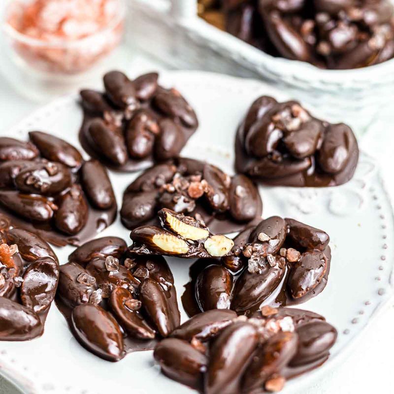 Dark Chocolate Almond Clusters