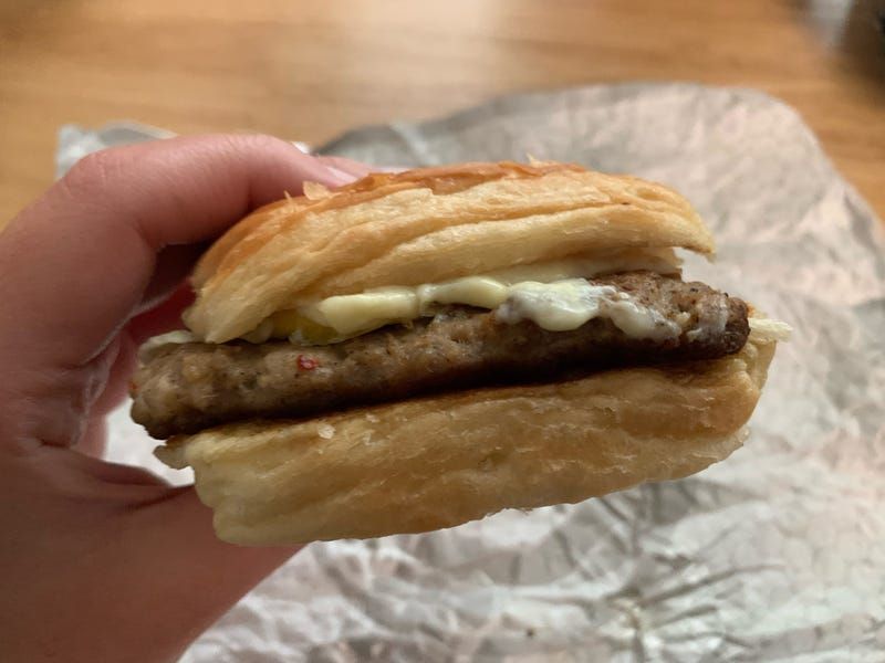 Wendy’s Sausage, Egg & Swiss Croissant