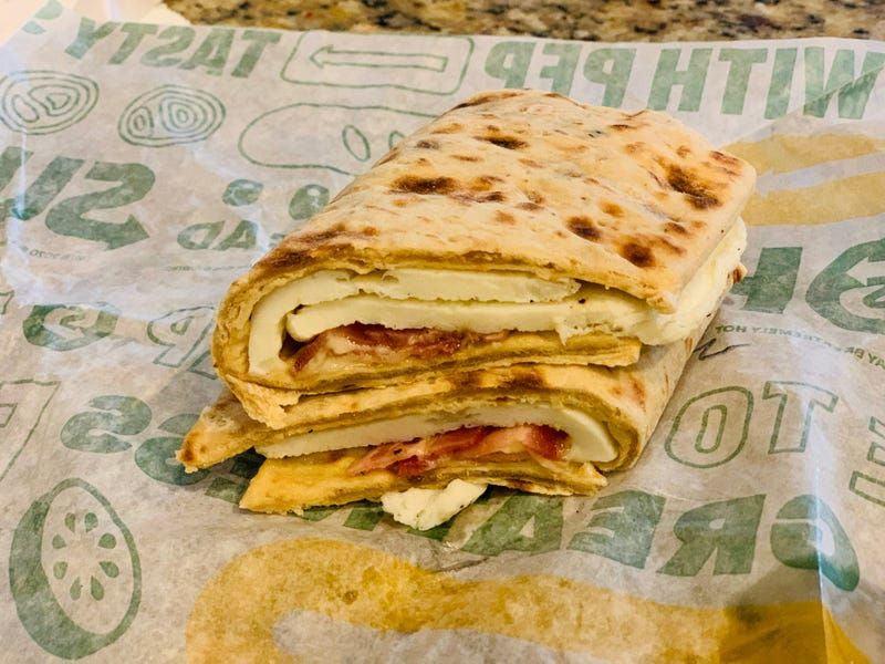 Subway Egg & Cheese Flatbread