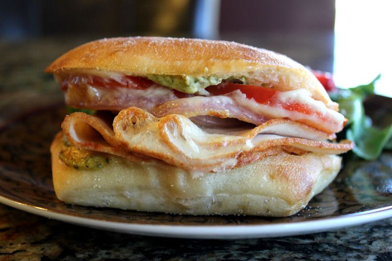Turkey and Provolone Sandwich