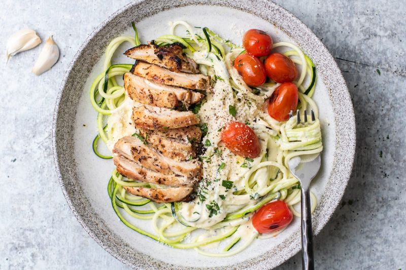 Chicken Zoodle Alfredo