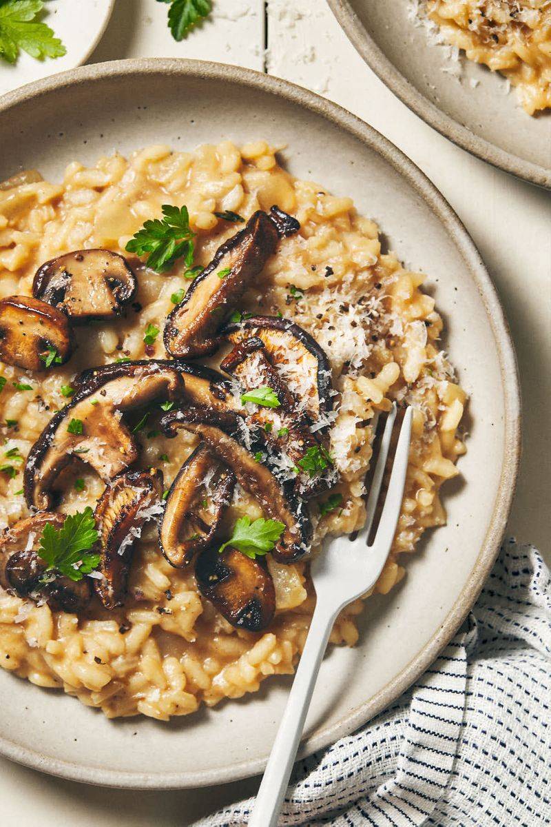 Creamy Mushroom Risotto