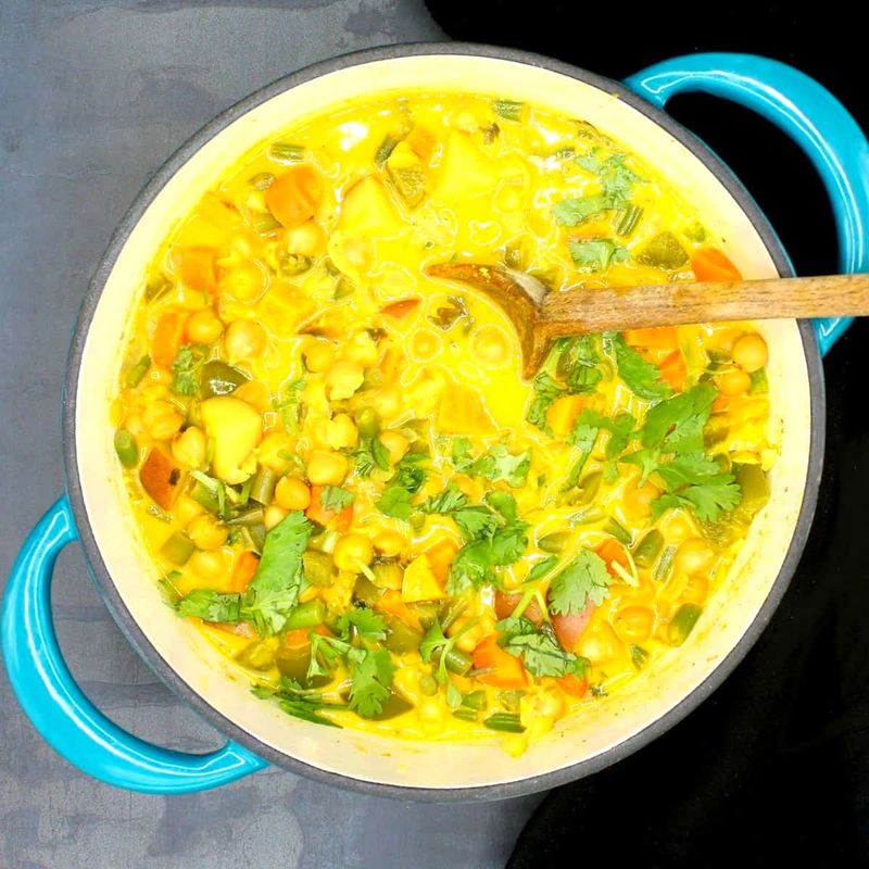 “Vegetable Curry” with No Description