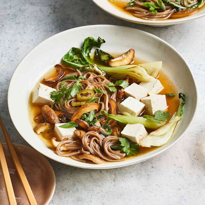 Soba Noodle Bowl with Tofu