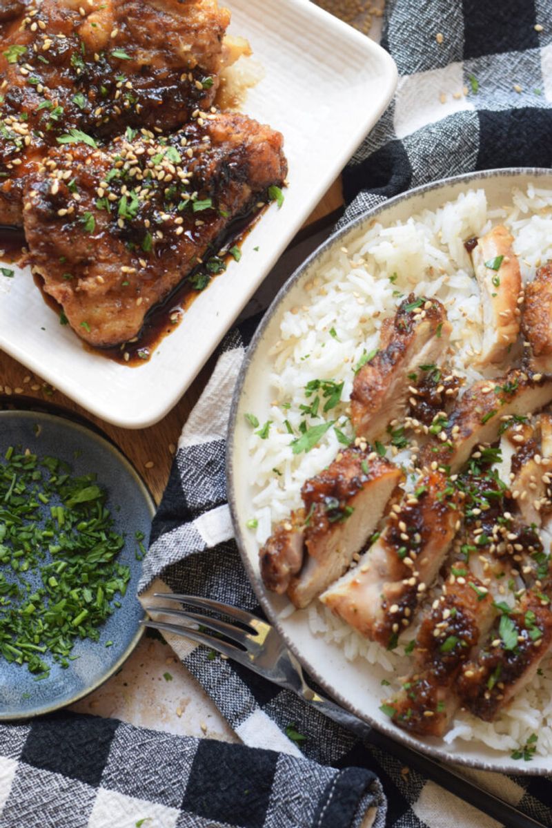 Soy-Ginger Chicken Thighs
