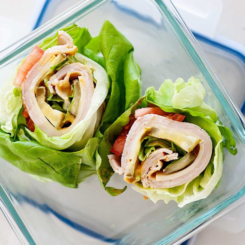 Turkey & Avocado Lettuce Wraps