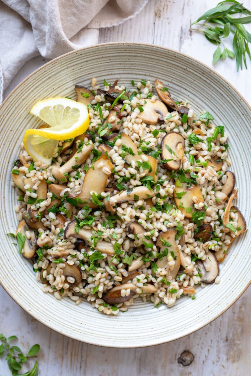 Mushroom and Barley Bowl
