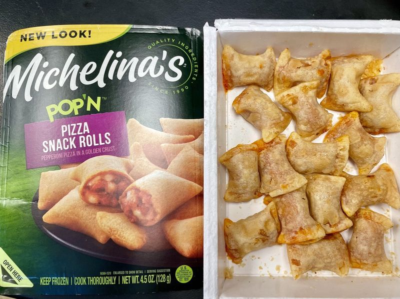 Pizza-Flavored Snack Rolls