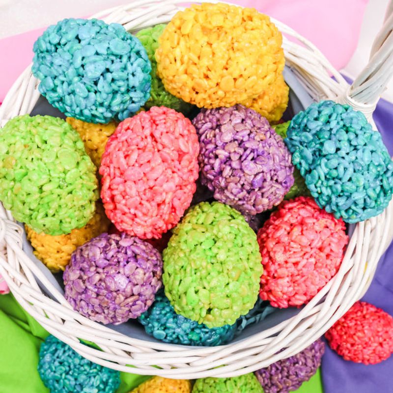 Rice Krispie Egg Treats