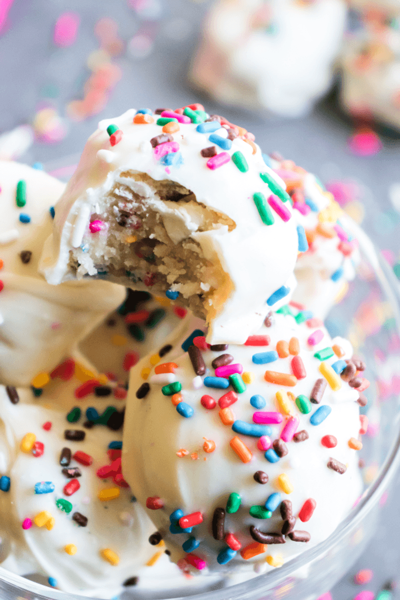 Birthday Cake Bites