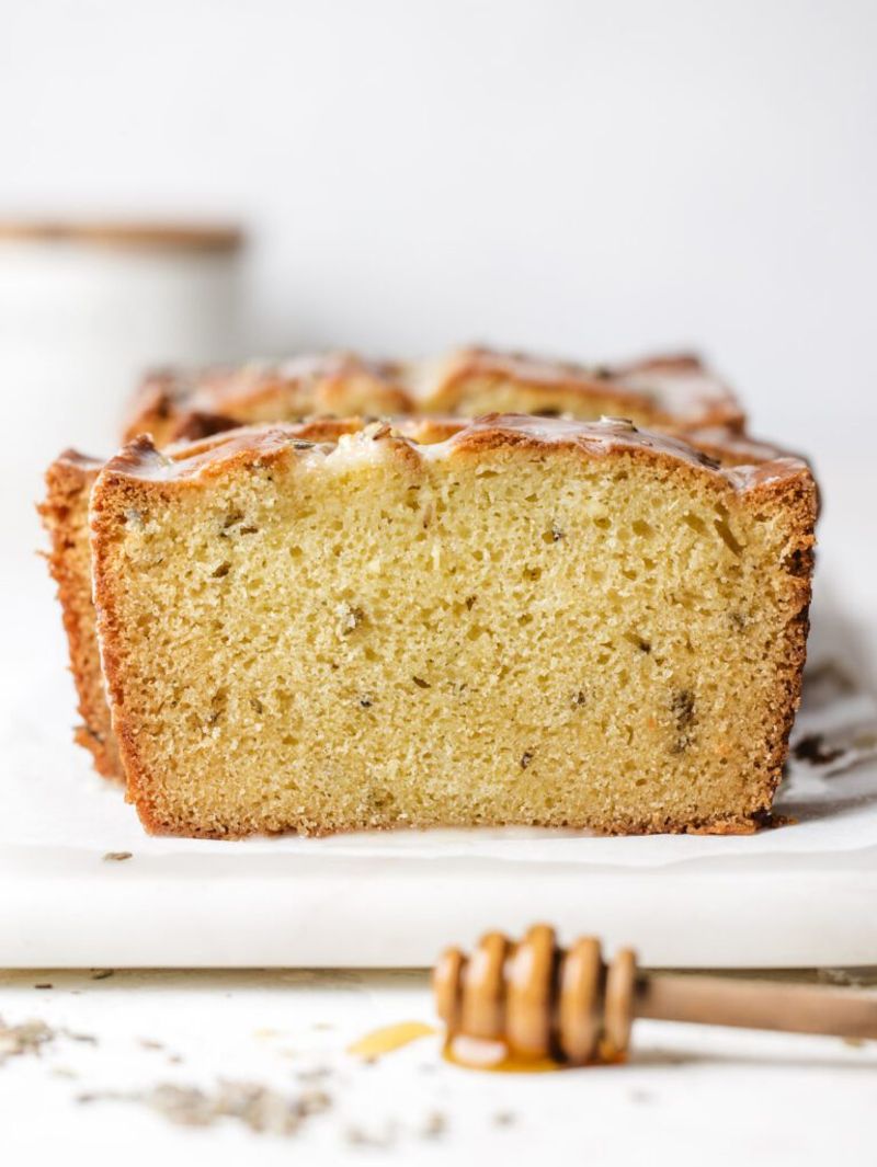 Honey Lavender Loaf Cake