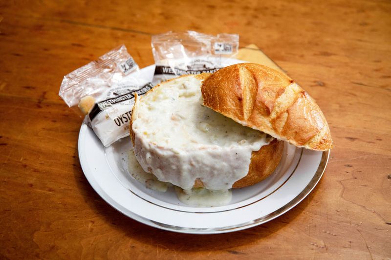 Faneuil Hall Clam Chowder (Boston, MA — from generic stands)