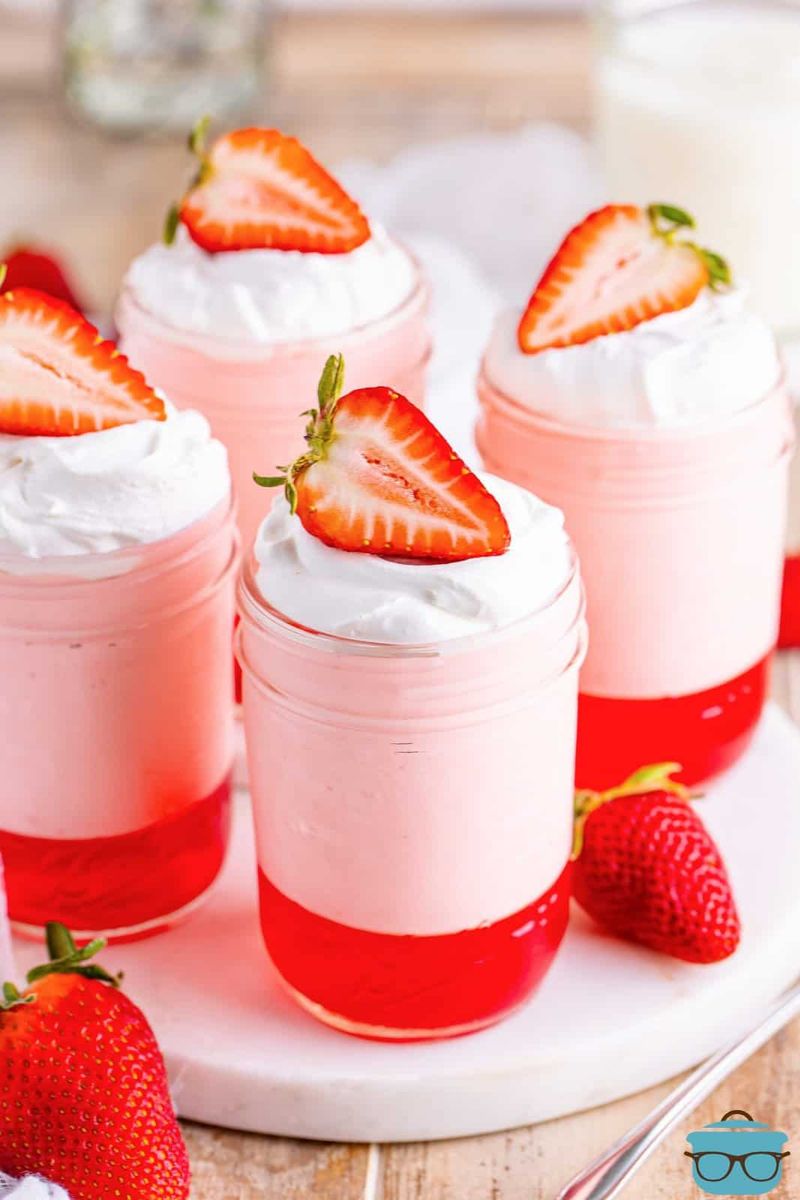 Jell-O with Whipped Cream