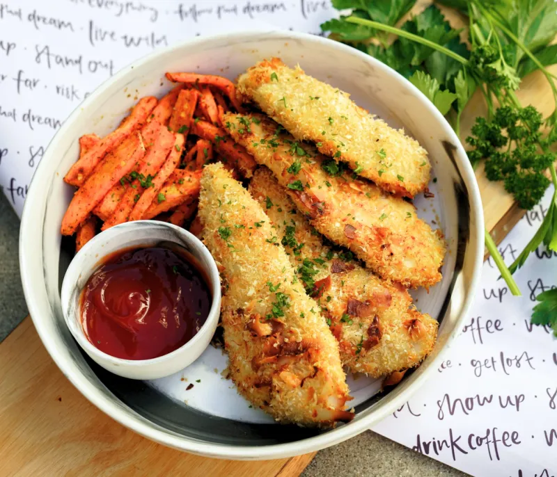 Chicken Tenders with Sweet Potato Fries