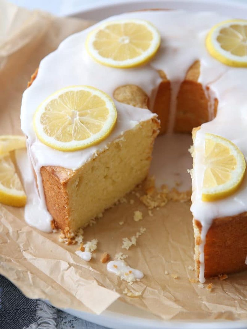 Lemon Cream Cheese Pound Cake