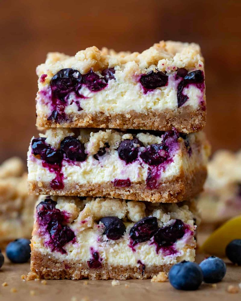 Lemon Blueberry Crumb Bars