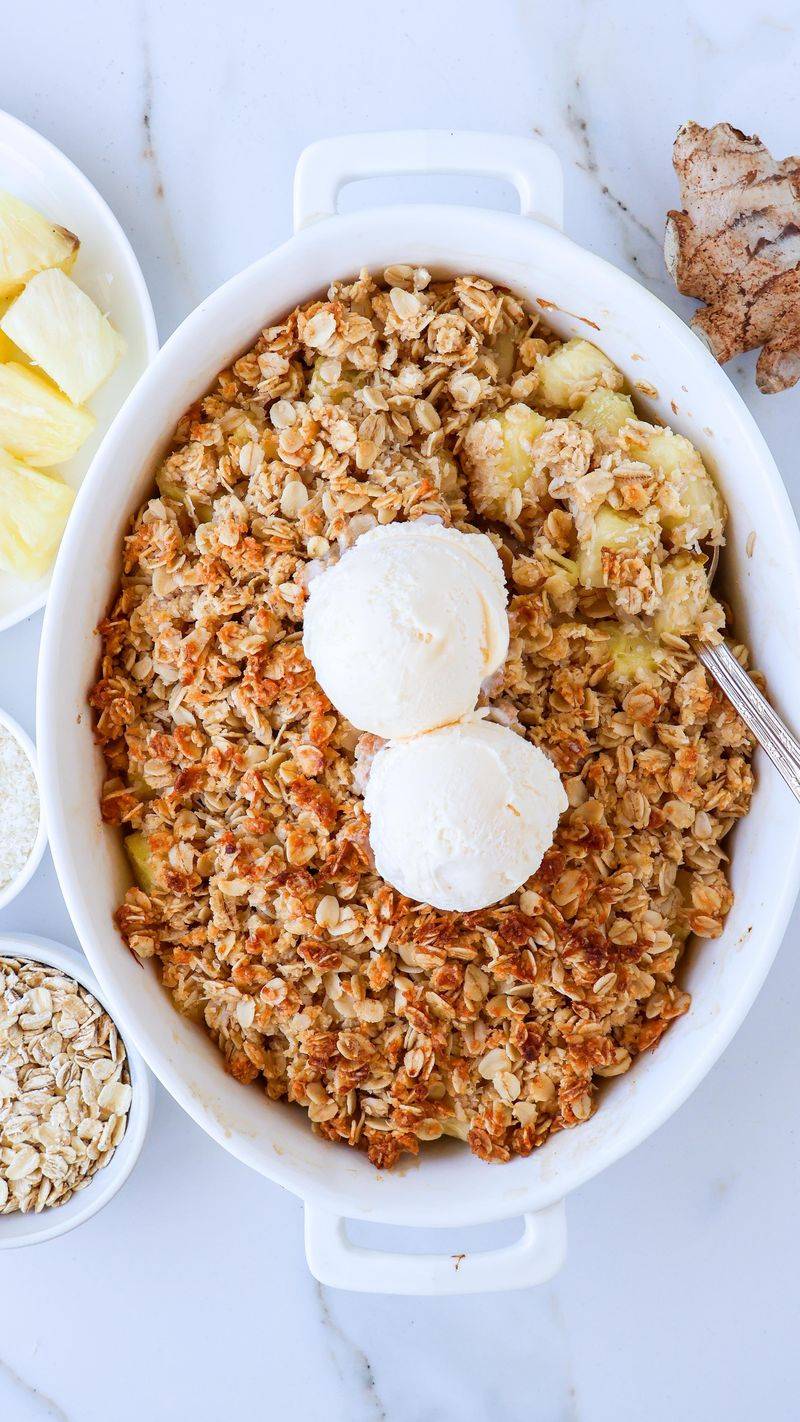 Pineapple Coconut Crisp