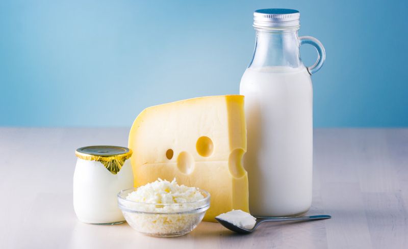 Dairy (especially whole milk and cream)