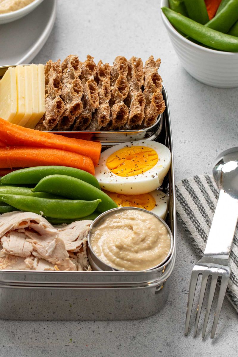 Veggie & Hard-Boiled Egg Snack Box