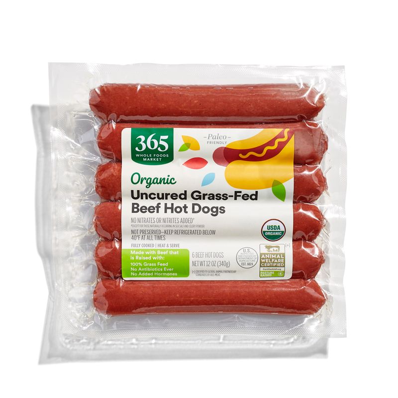 365 by Whole Foods Market Organic Beef Hot Dogs